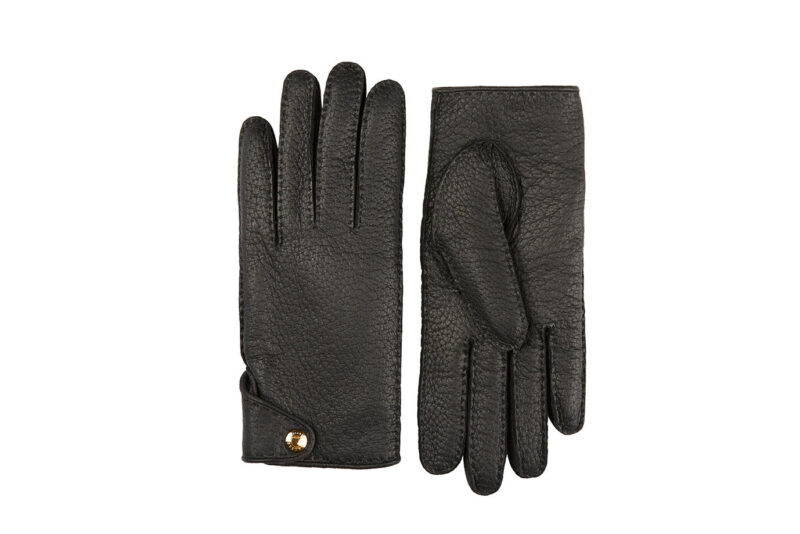 Gants Cuir Pécari Femme - Rivoli Noir