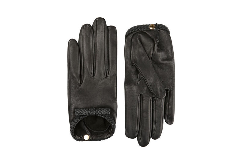 Women's Leather Gloves - Lily- Black
