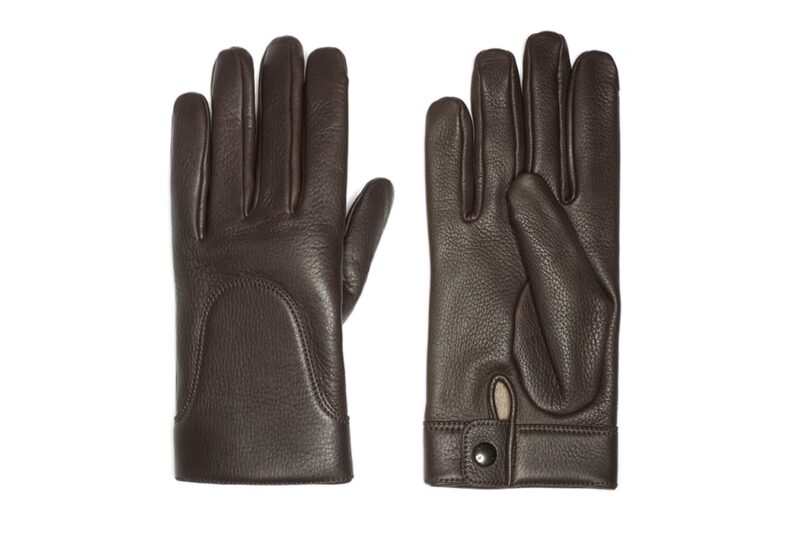 Gants Cuir Homme - Adamo Marron