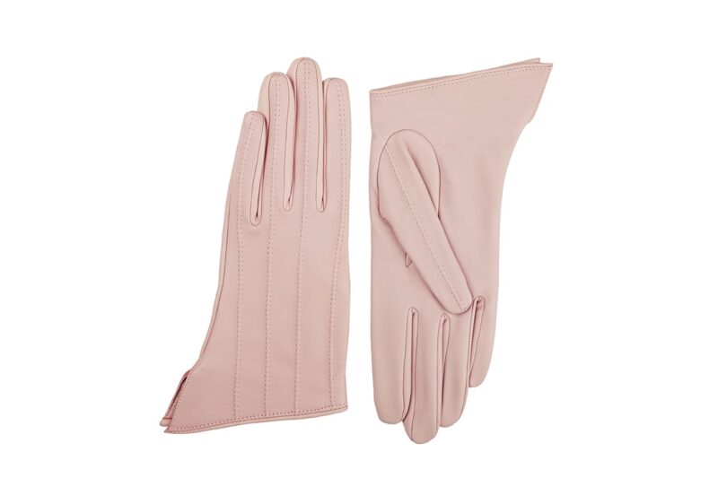 Women's Leather Gloves - Eulalie Pink